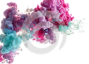 Abstract background. mix of pastel color splash from paint