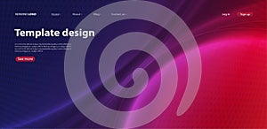 Abstract background modern design. Landing Page. Template for websites or apps.Vector
