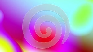 Abstract background with moving swirling ovals counterclockwise in pink,green,yellow,blue,red