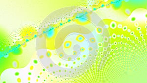 Abstract background with moving swirling ovals counterclockwise in pink,green,yellow,blue,red