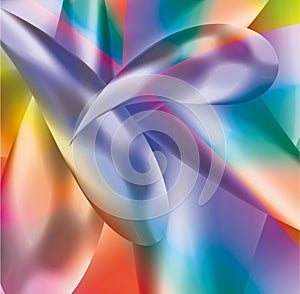 Abstract background from multi-colored molecules