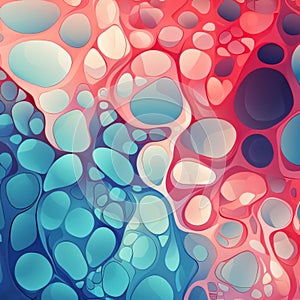 Abstract background. Multicolored drops of water. Vector illustration