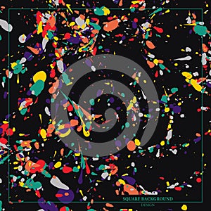 Abstract background with multicolored splashes