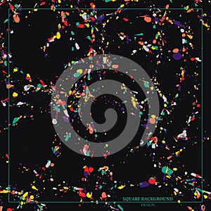 Abstract background with multicolored splashes