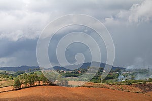 background of nature and arcus cloud