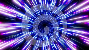 Abstract background neon glow white blue colors, cosmic speed concept