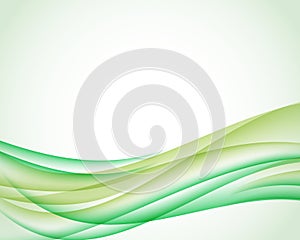 Abstract background with olive and green vertical smoth wave. Vector illustration for your web design or website.