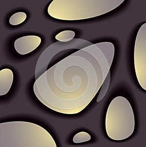 Abstract background from organic structure in black pearl