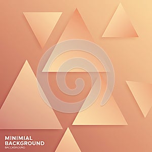 Abstract background with overlapping triangles in a minimalistic design. The triangles