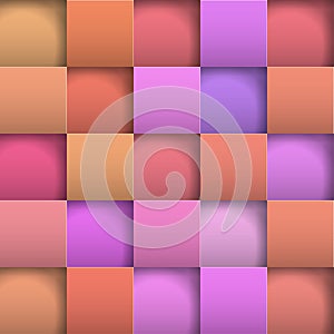 Abstract background paper squares