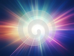 Abstract background with pastel coloured starburst design