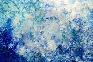 Abstract Background Photograph with Different Shades of Blue