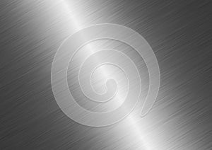 Abstract background of polished silver metal surface