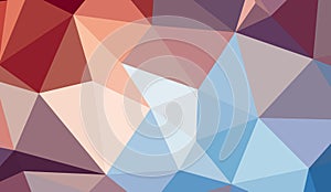 Abstract background polygon colorful