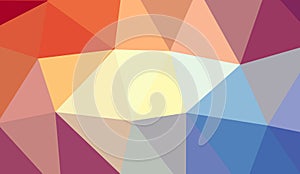 Abstract background polygon colorful