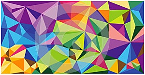 Abstract background polygon colorful vektor design