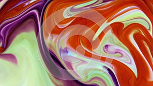 Abstract background with psychedelic painting in colorful vivid colors