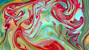 Abstract background with psychedelic painting in colorful vivid colors