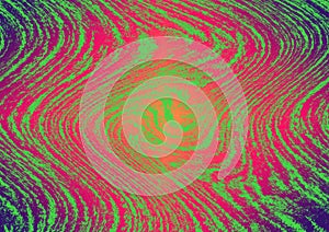Abstract background with psychedelic style in green photo