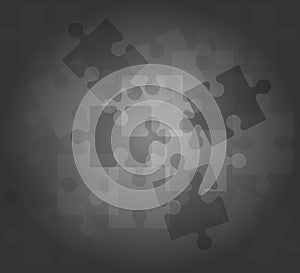 Abstract background puzzle pattern gray color