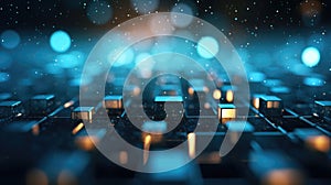 Abstract background of quantum computing system