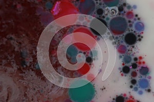 Abstract background rarity different spheres pompous colors