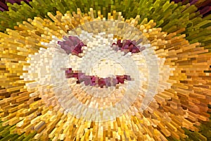 Abstract background of rectangular, square, cubic