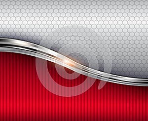 Abstract background red 3d shiny