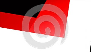 Abstract background with red and black geometric shapes creating a modern and minimalist design