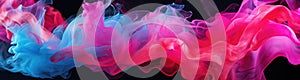 Abstract background of red, blue and pink smoke. 3d rendering, 3d illustration