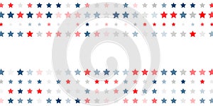 Abstract background of red, blue, white stars