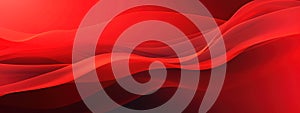 Abstract background with red colored cloth curves