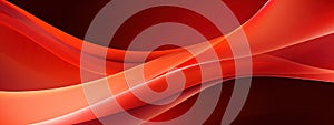 Abstract background with red colored curves and waves