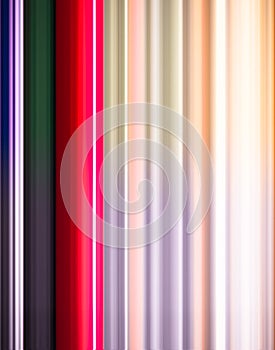 Abstract background of Red cylender color line with variety of photo