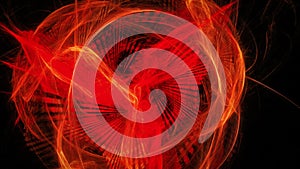 Abstract background with red glowing fenix photo