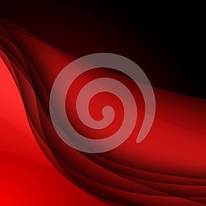 Abstract background with red lines. Vector Illustration