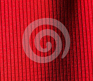 Abstract background of red material photo