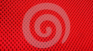 Abstract background red poliester in grid photo