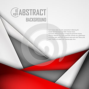 Abstract background of red, white and black