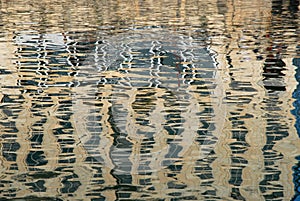 Abstract background, reflection in still water