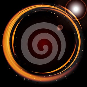 Abstract background-Ring of Fire.