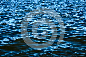 Abstract background of river water flow under the influence of light