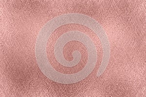 Abstract background. Rose Gold foil texture. photo