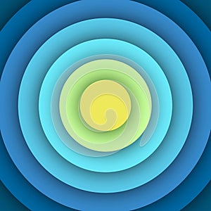 Abstract background with round layers.