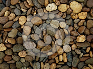 Abstract background with round pebble stones