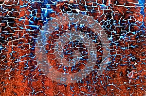 Abstract background, rust texture, cracked