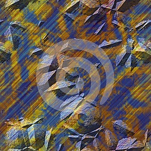 Abstract background of rusty metal structure with cracks and bumps