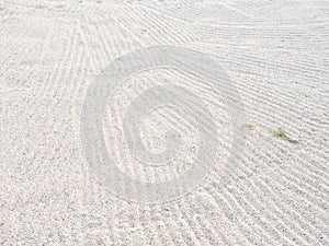 Abstract background : Sand texture backbround from golf course