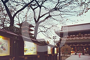 Abstract background Sensouji temple, Tokyo