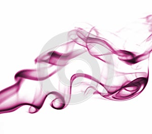 Abstract background shape - green smoke.